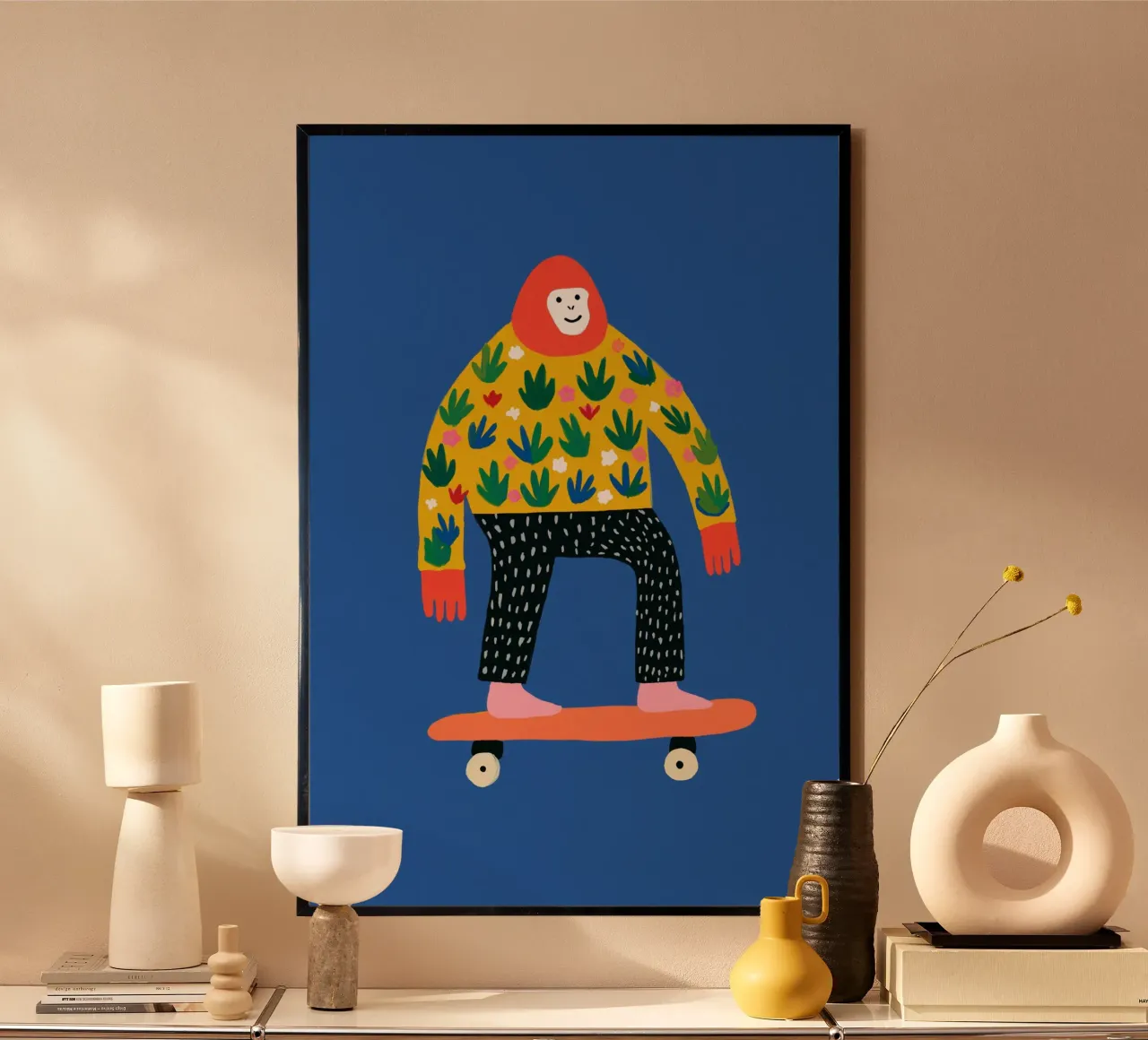 Skating Gorilla poster da treechild