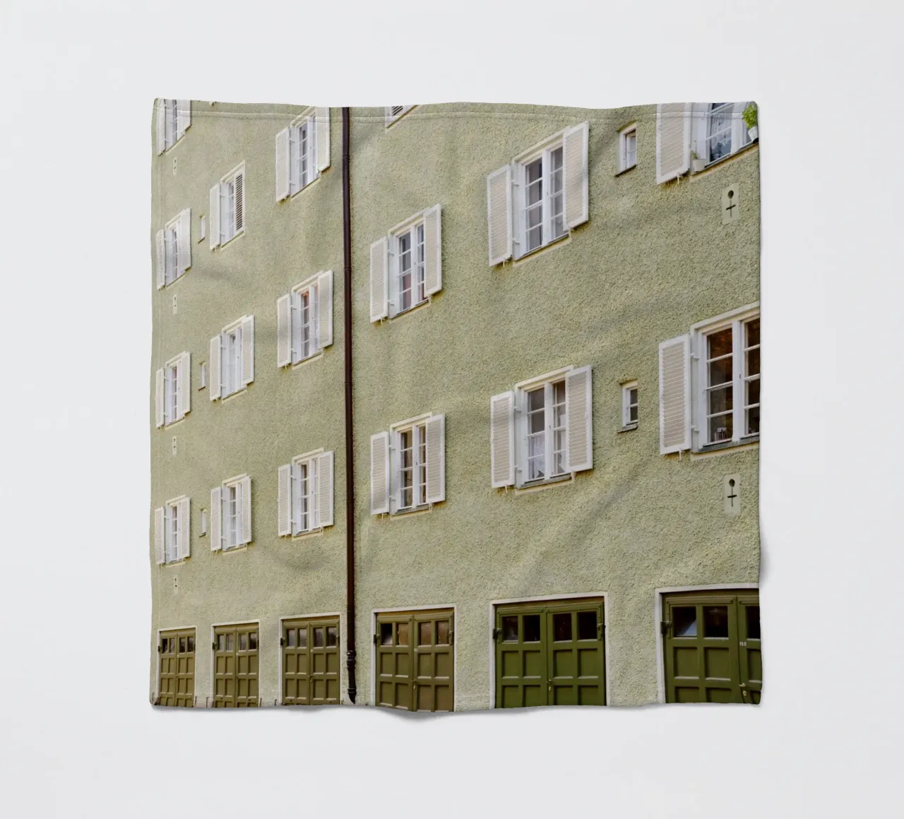 Quartiere Borstei a Monaco coperta in pile da Borstei München