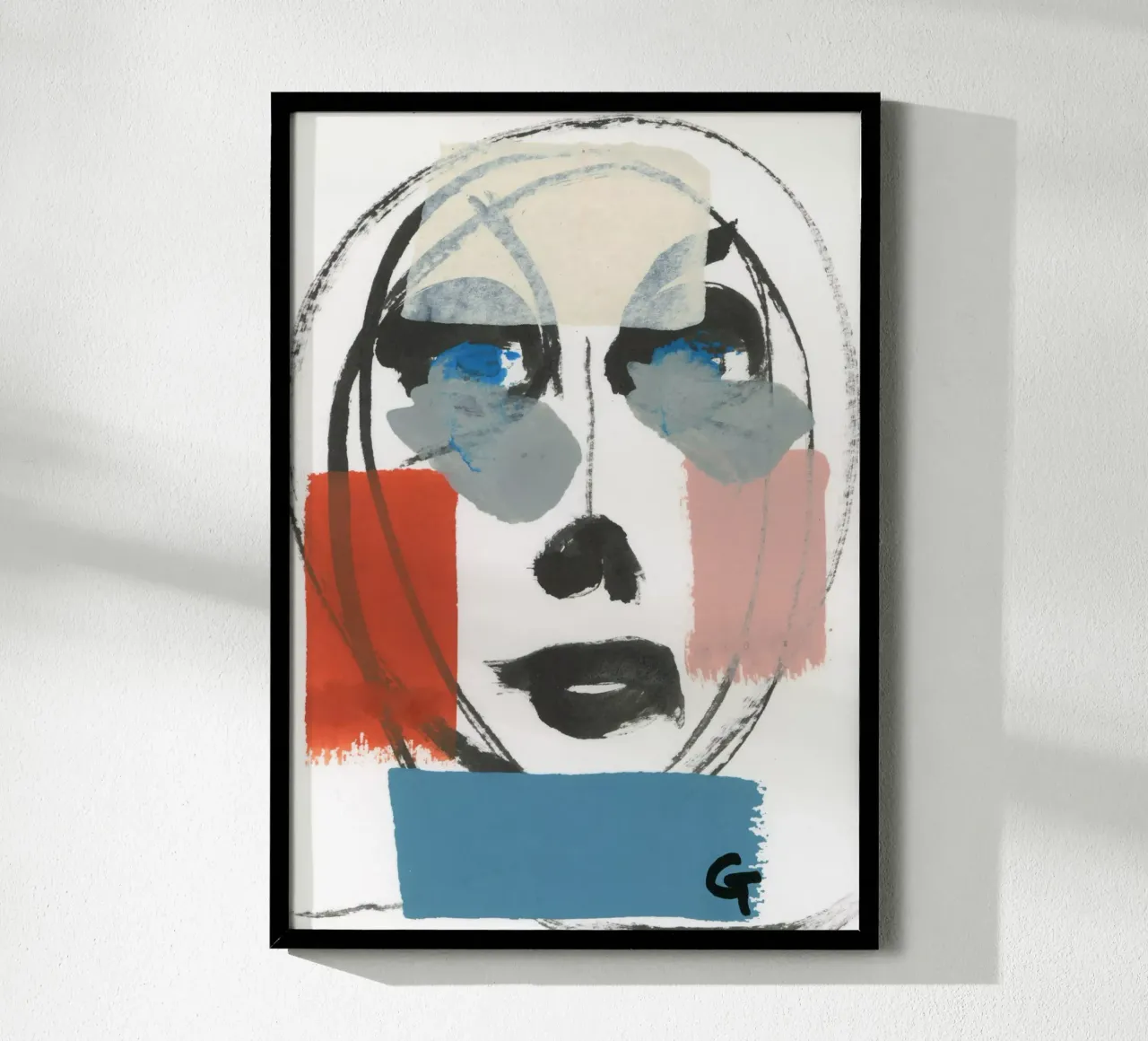 Oval face poster by gtobonart