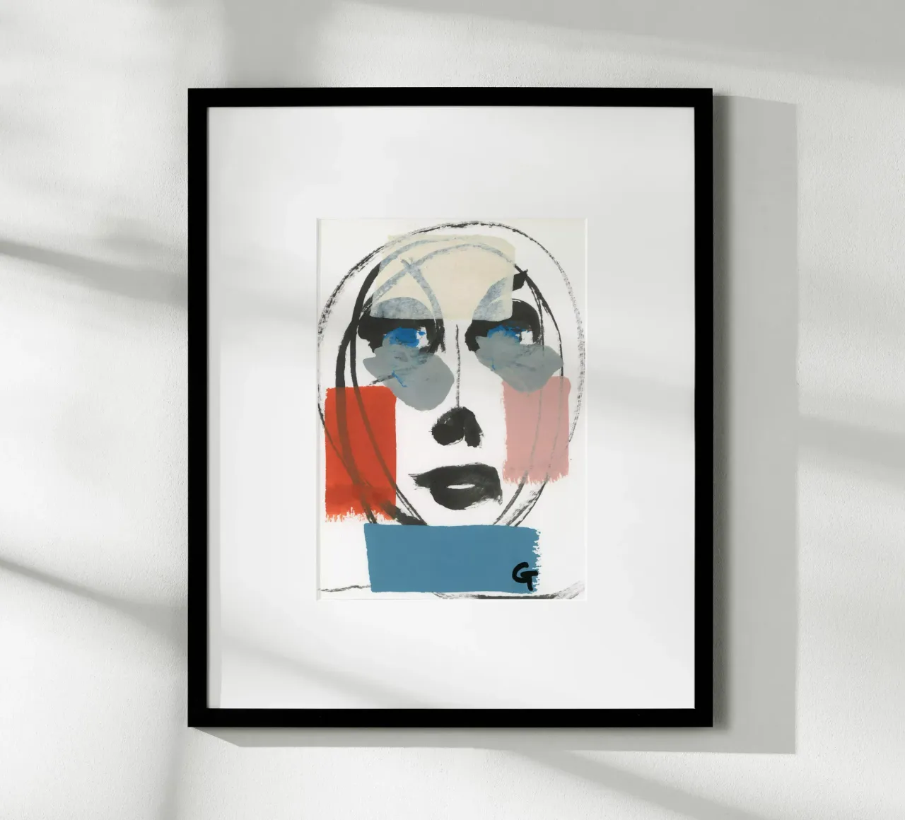 Oval face poster by gtobonart