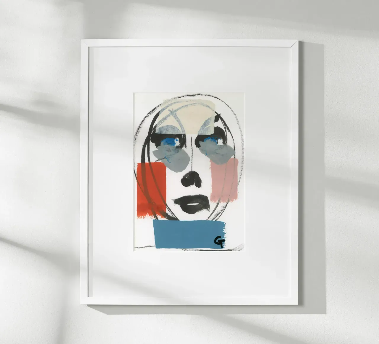 Oval face poster by gtobonart