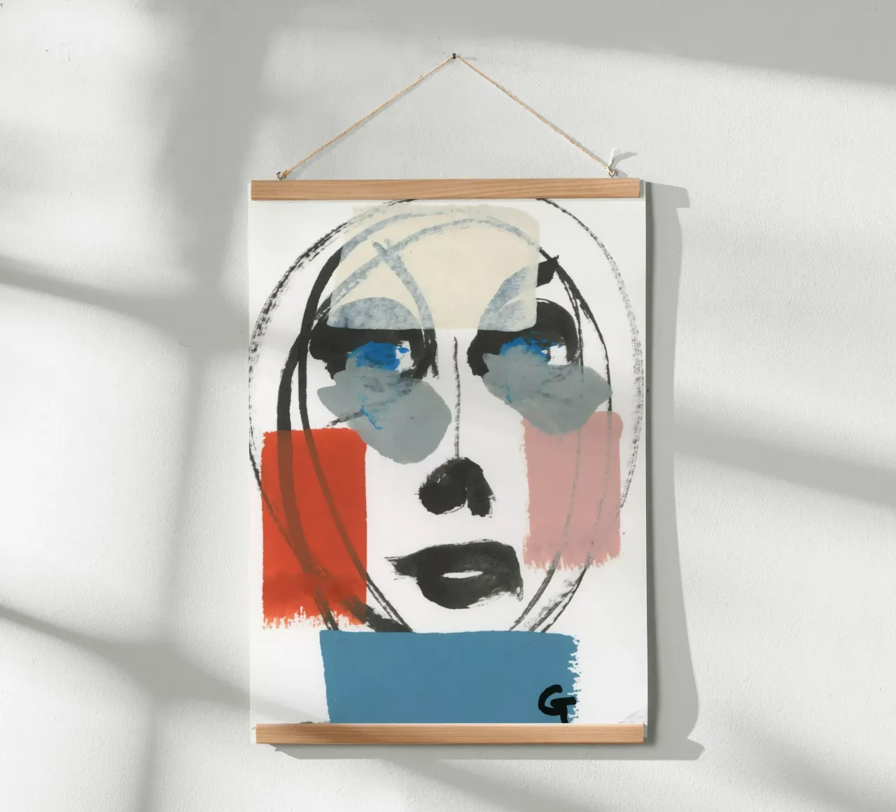 Oval face poster by gtobonart