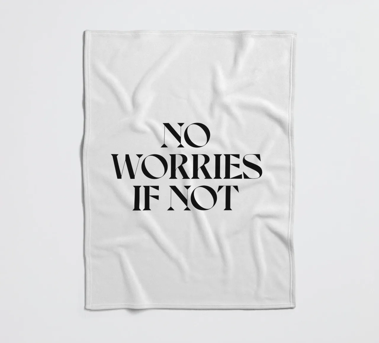 NON C'È DA PREOCCUPARSI SE NON coperta in pile da n.4