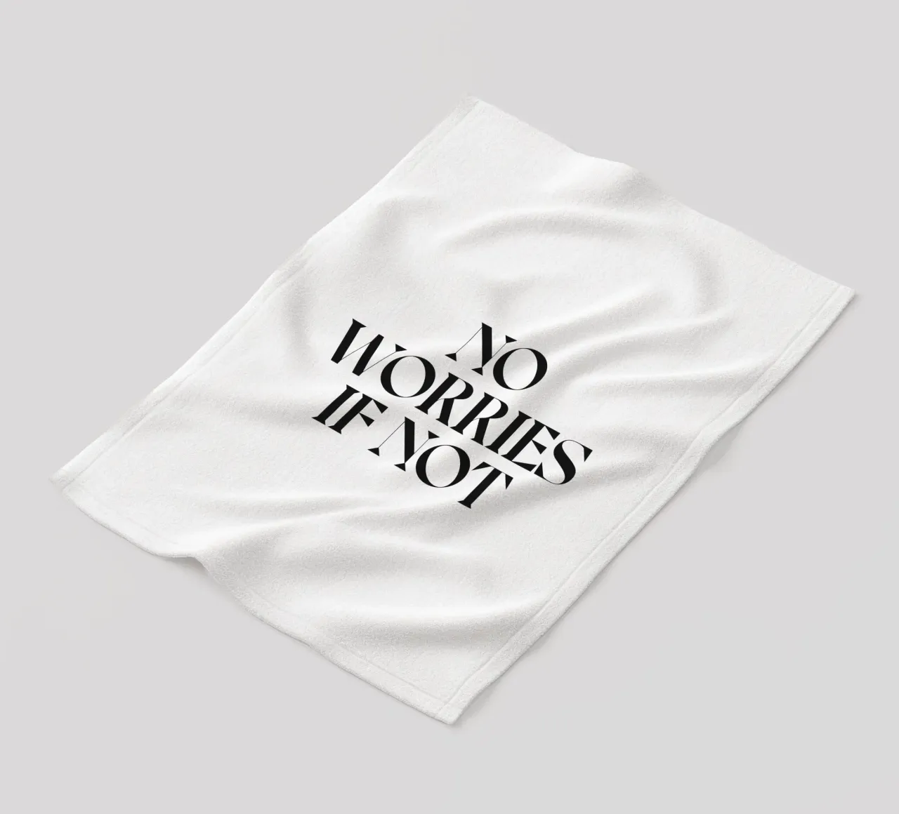 NON C'È DA PREOCCUPARSI SE NON coperta in pile da n.4