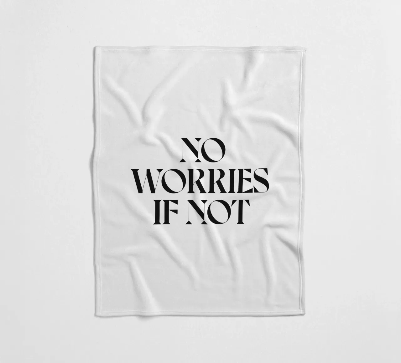 NON C'È DA PREOCCUPARSI SE NON coperta in pile da n.4