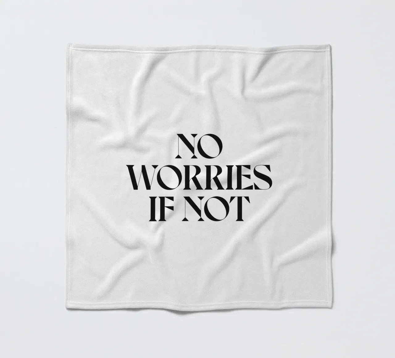 NON C'È DA PREOCCUPARSI SE NON coperta in pile da n.4