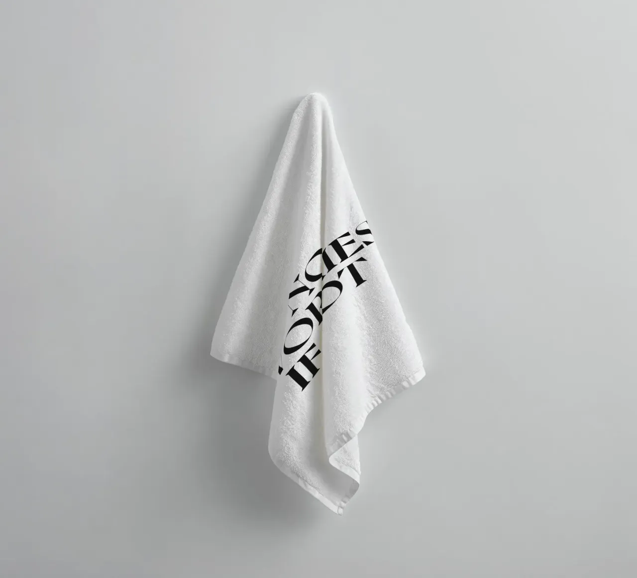 GEEN ZORGEN ALS DAT NIET ZO IS badhanddoek van n.4