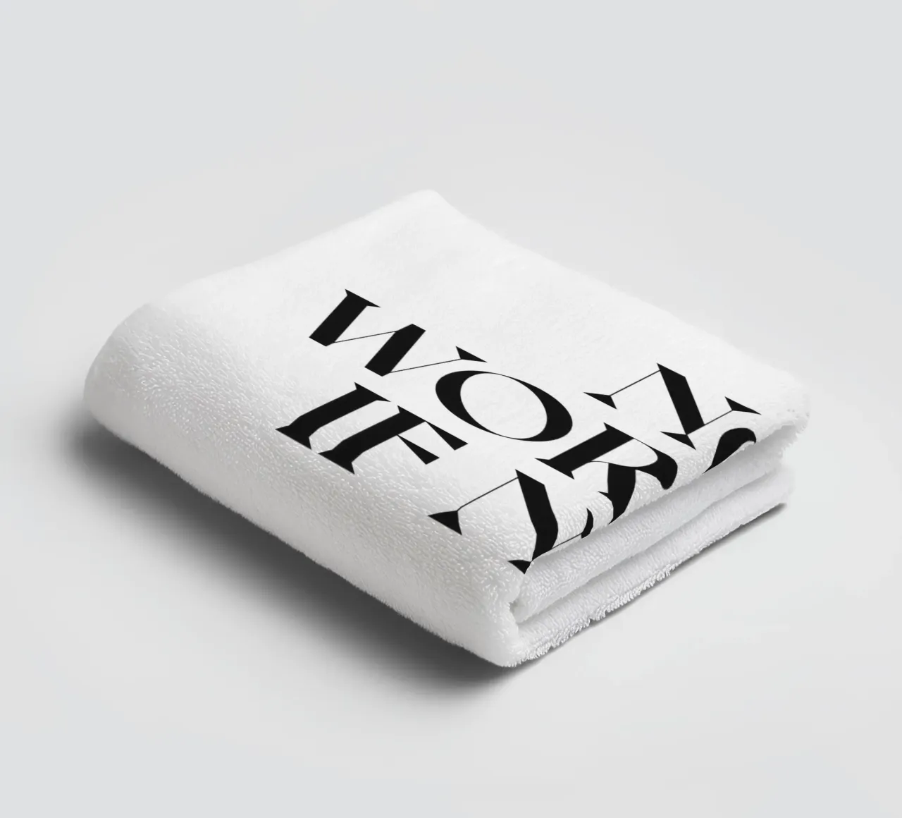 GEEN ZORGEN ALS DAT NIET ZO IS badhanddoek van n.4