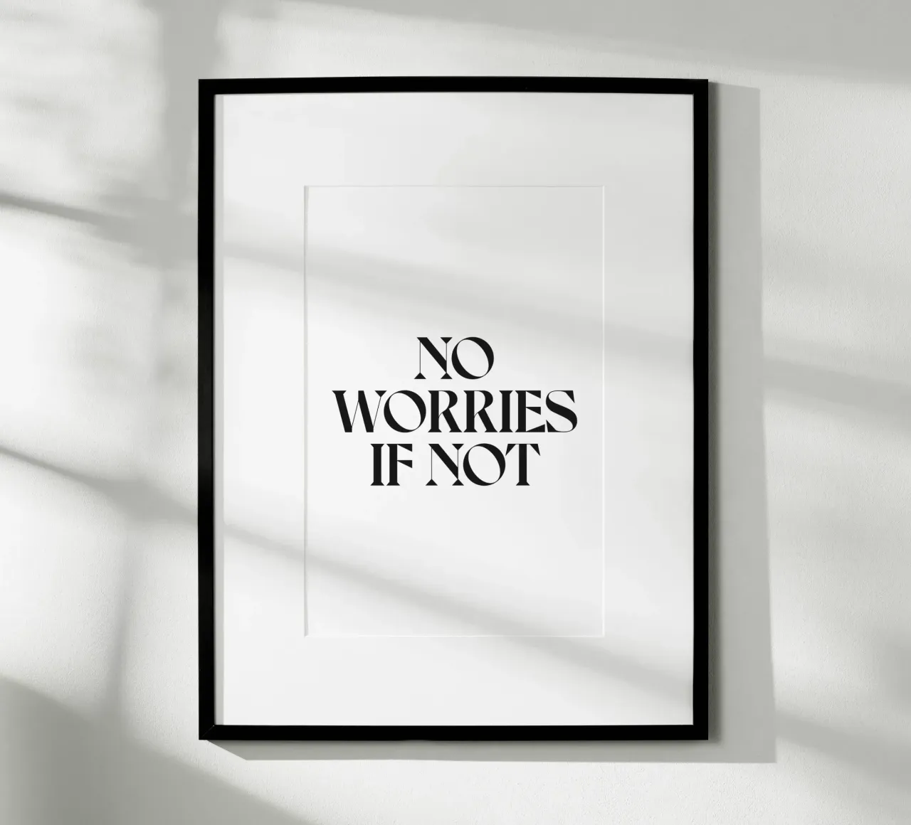 NON C'È DA PREOCCUPARSI SE NON poster da n.4