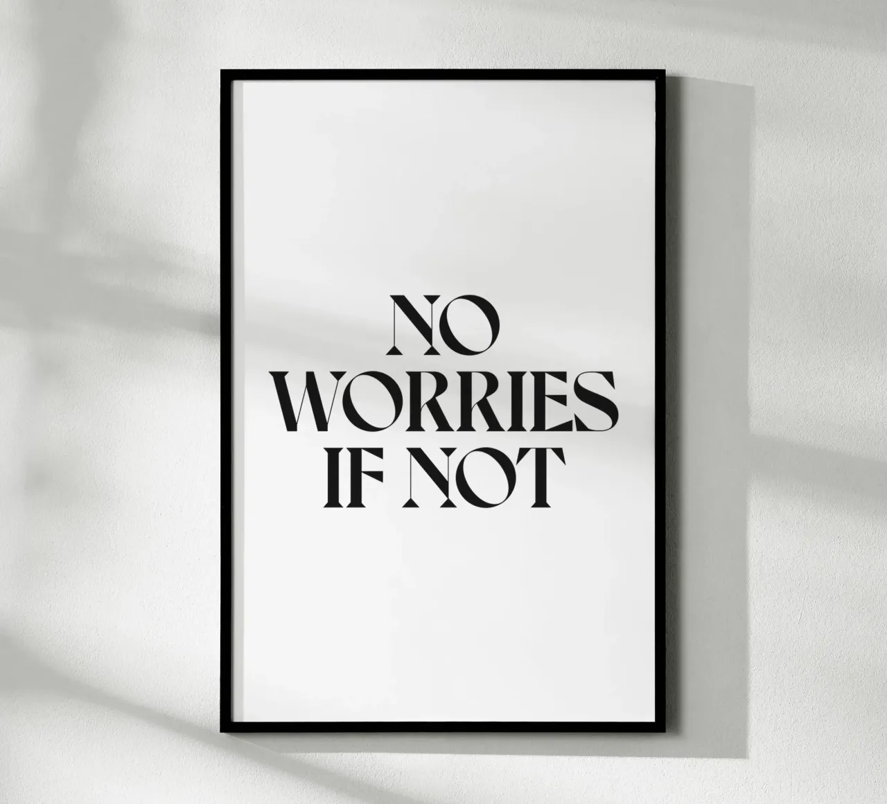 NON C'È DA PREOCCUPARSI SE NON poster da n.4