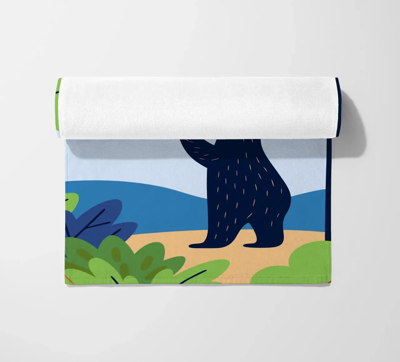 Orso che raccoglie la frutta telo mare da PROTECT ANIMALS