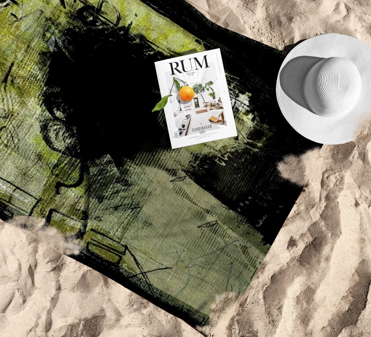 Respire Encore telo mare da Sandrine Pagnoux