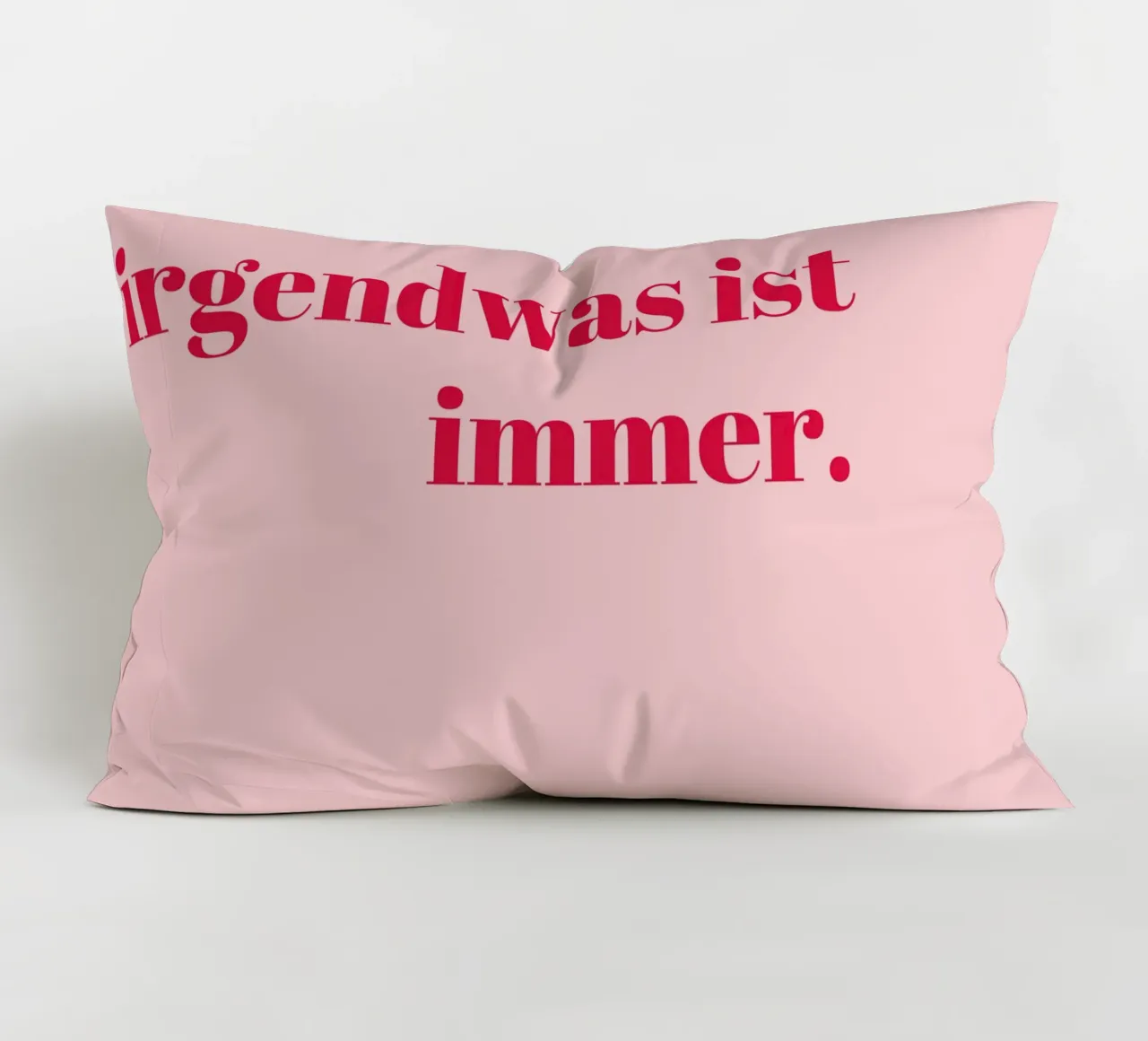 irgendwas ist immer. cuscino da NORDLICHT DESIGNS