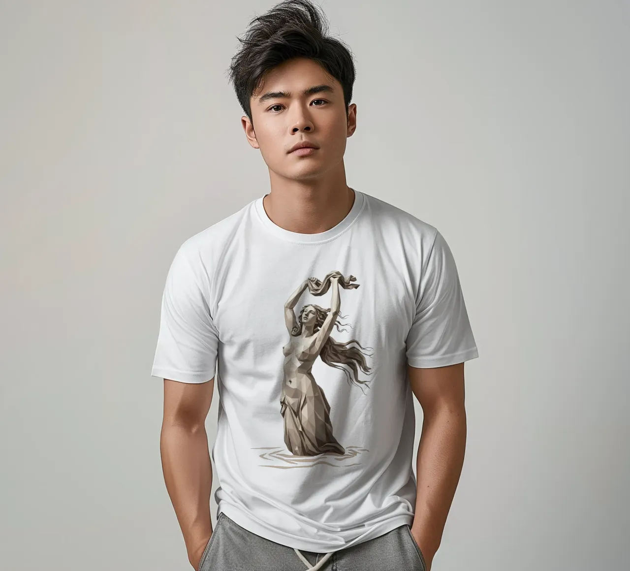 Venus Rising Lowpoly t-shirt da Low Profile