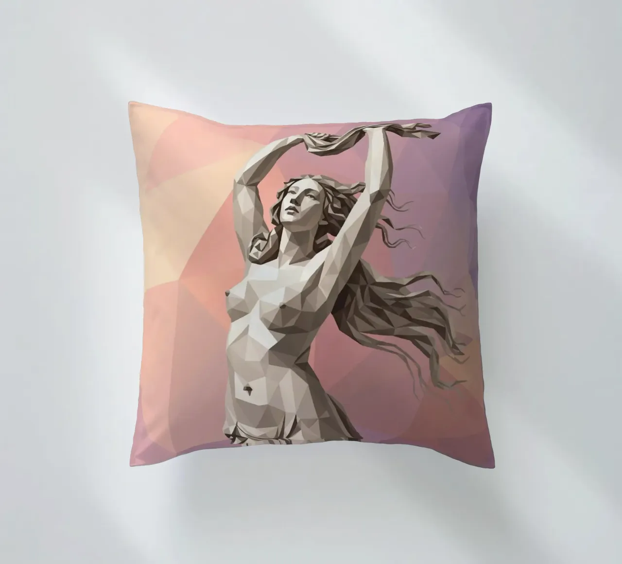Venus Rising Lowpoly cuscino da Low Profile