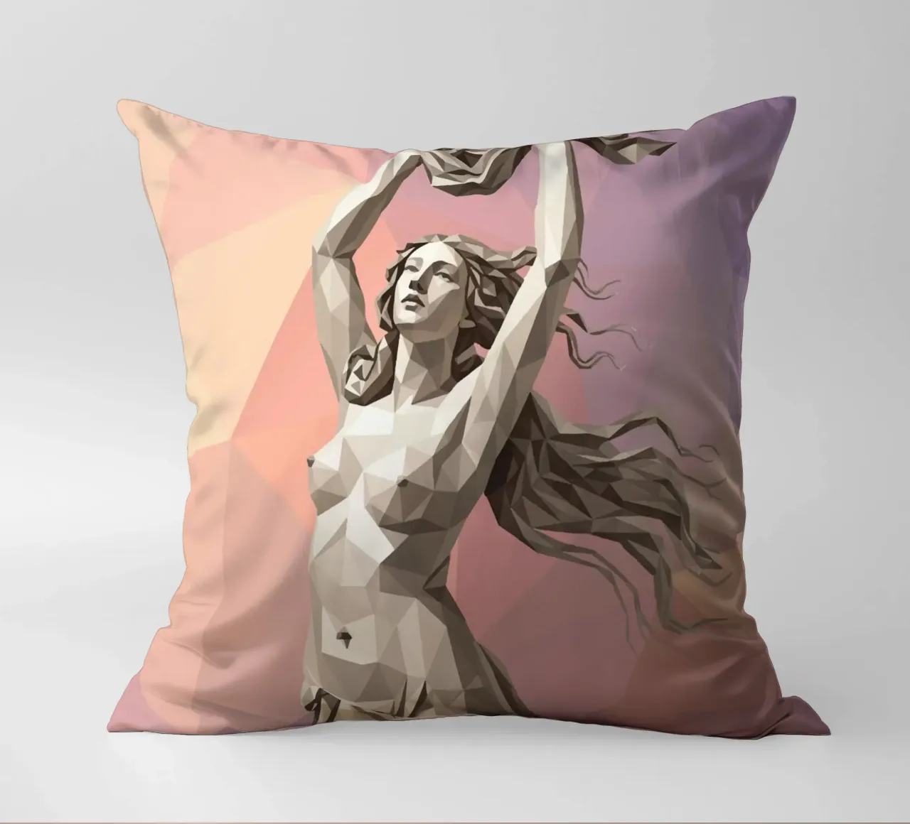Venus Rising Lowpoly cuscino da Low Profile