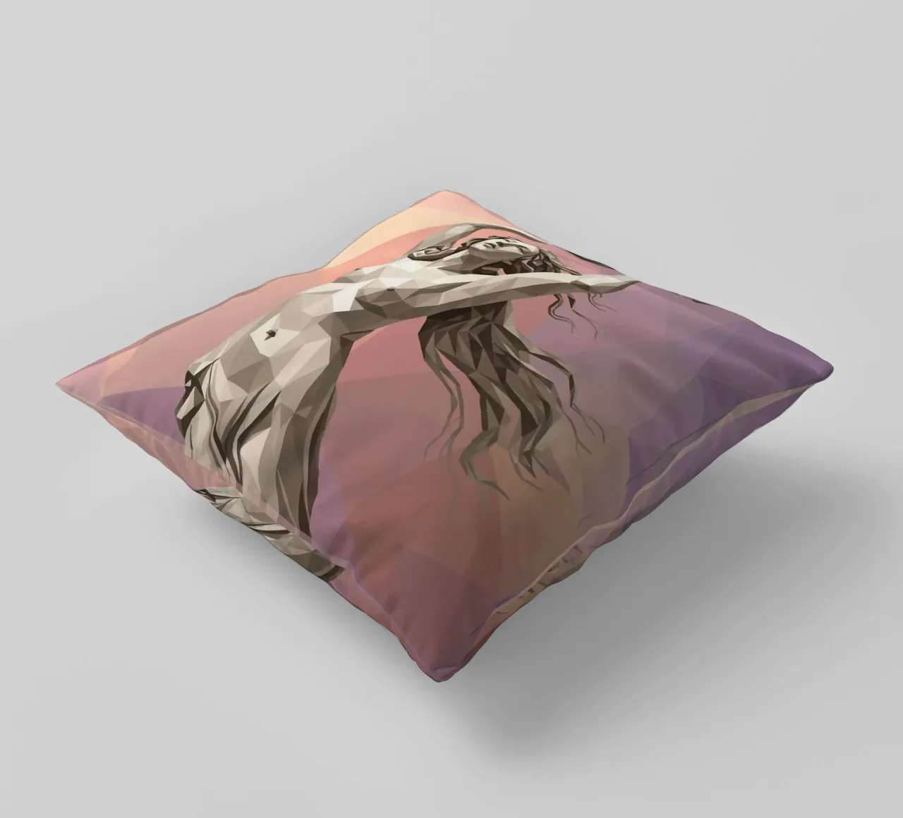 Venus Rising Lowpoly cuscino da Low Profile