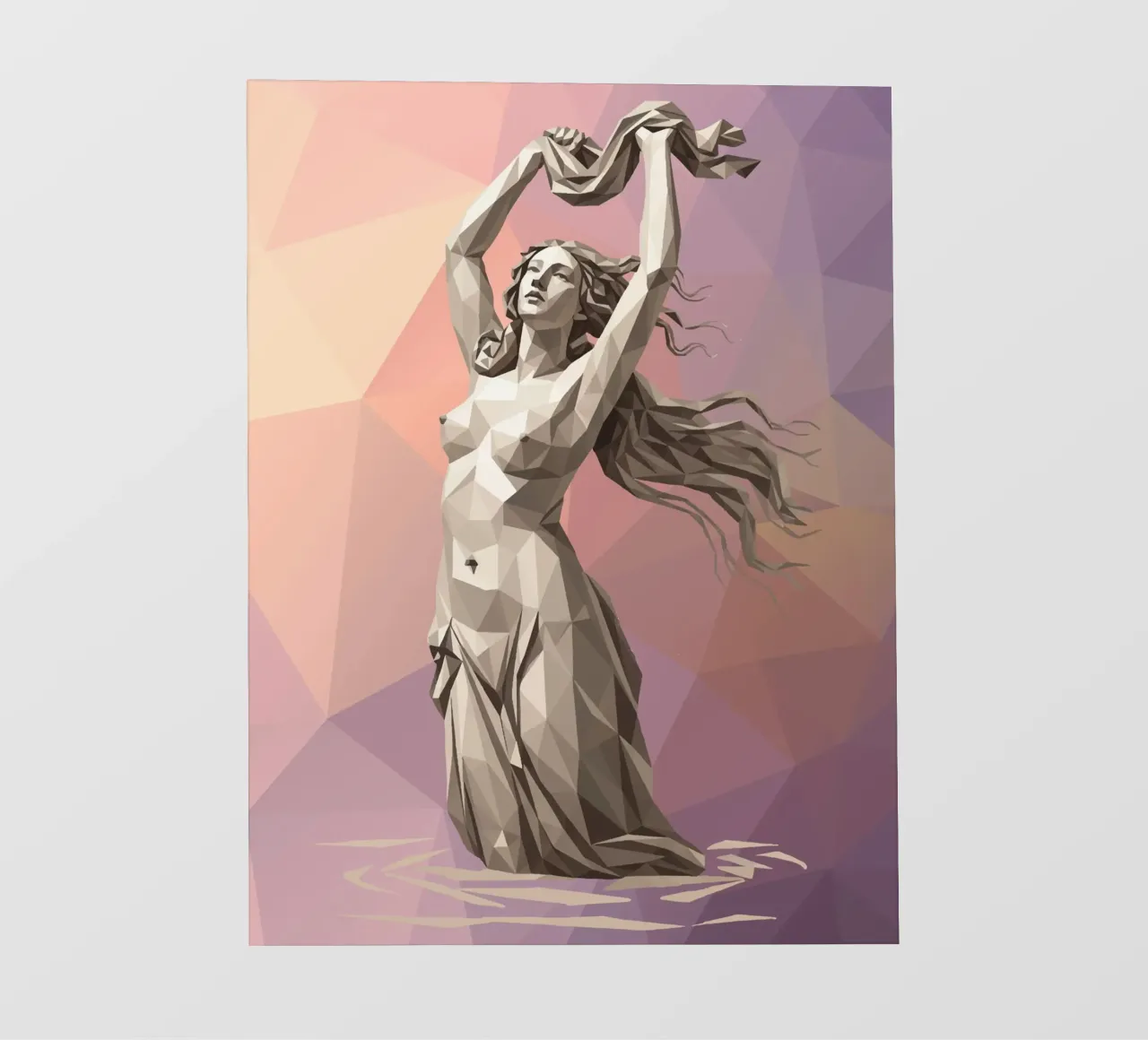 Venus Rising Lowpoly telo in pvc da Low Profile