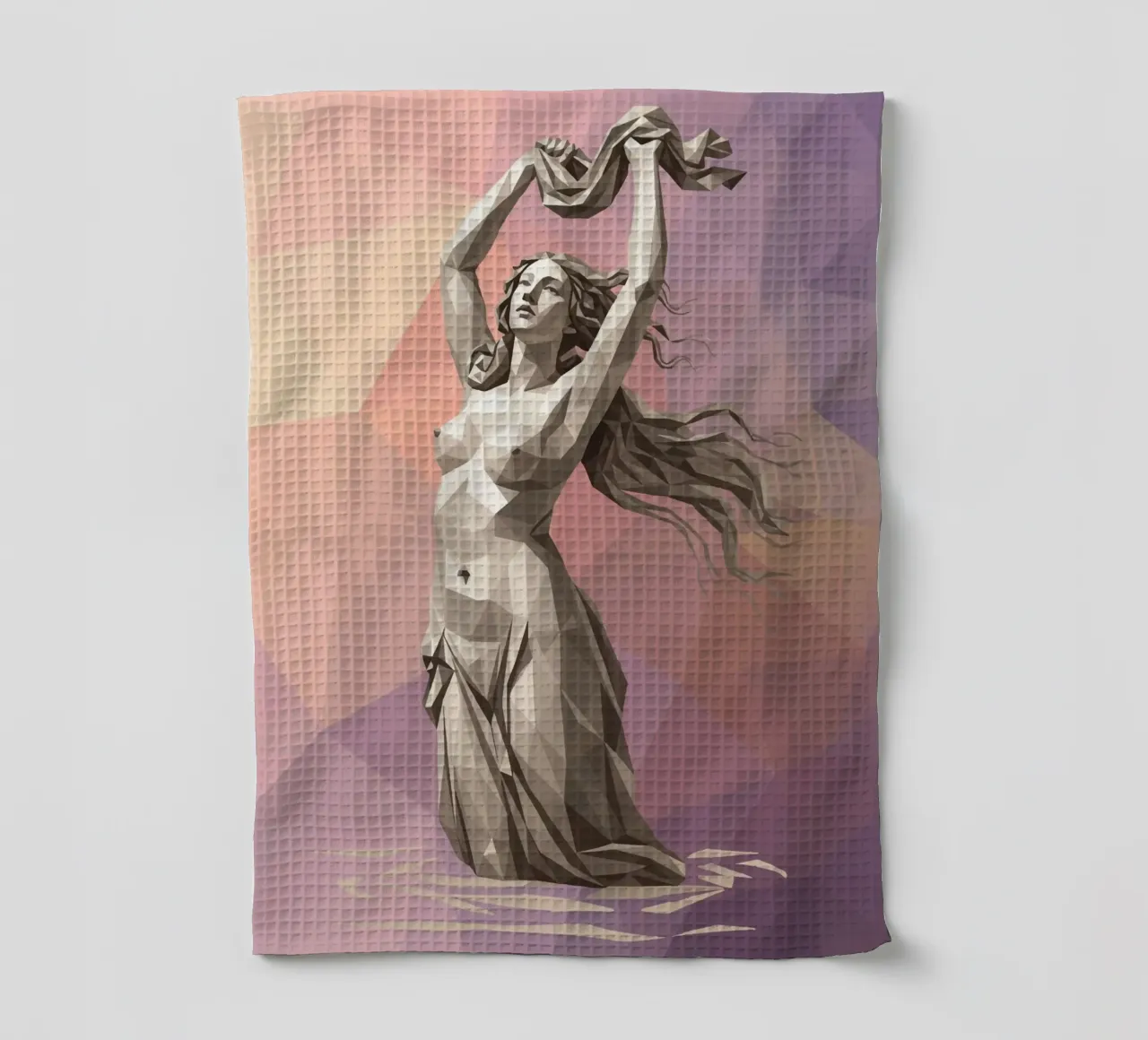 Venus Rising Lowpoly canovaccio da cucina da Low Profile