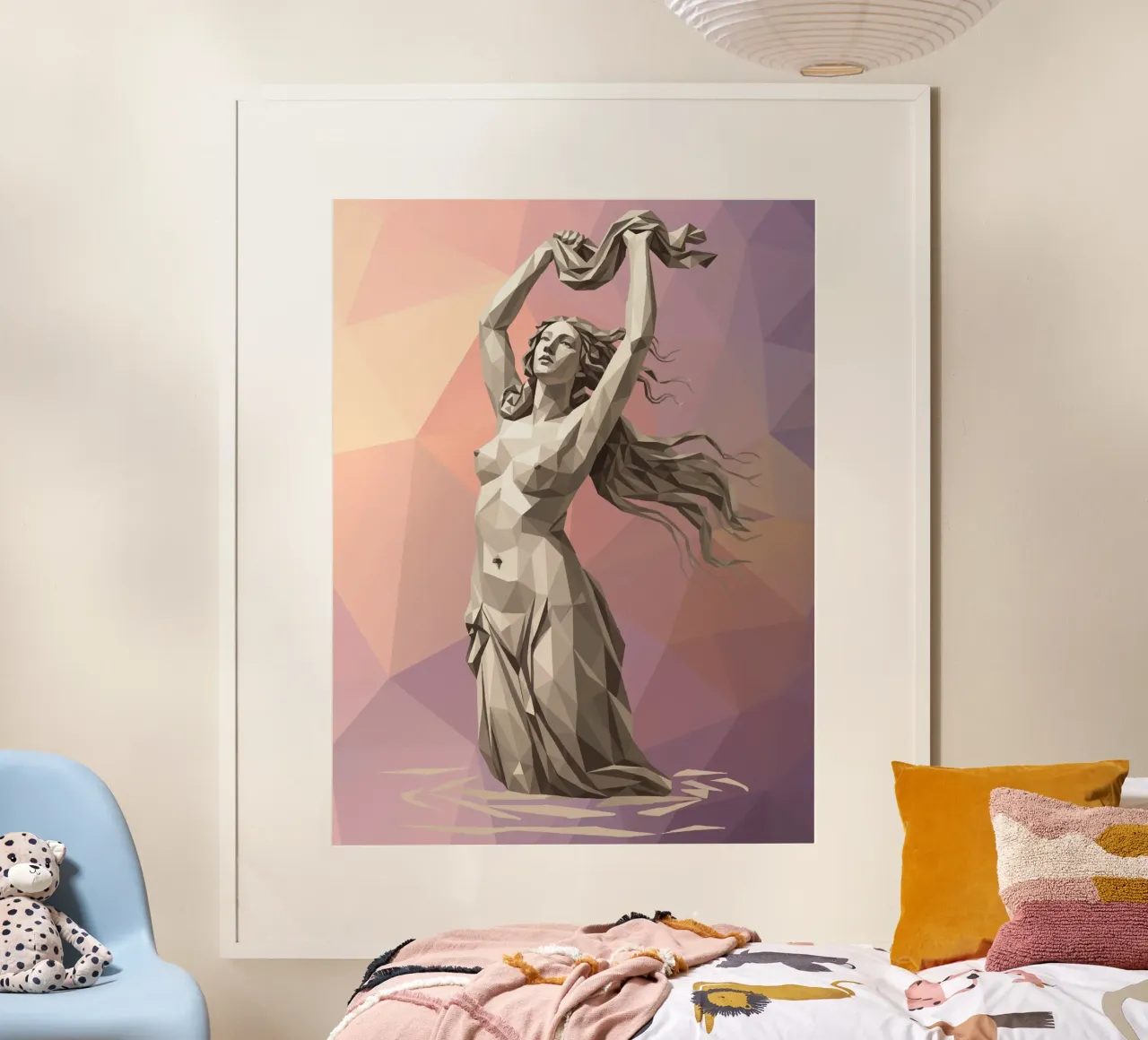 Venus Rising Lowpoly carta hahnemühle da Low Profile
