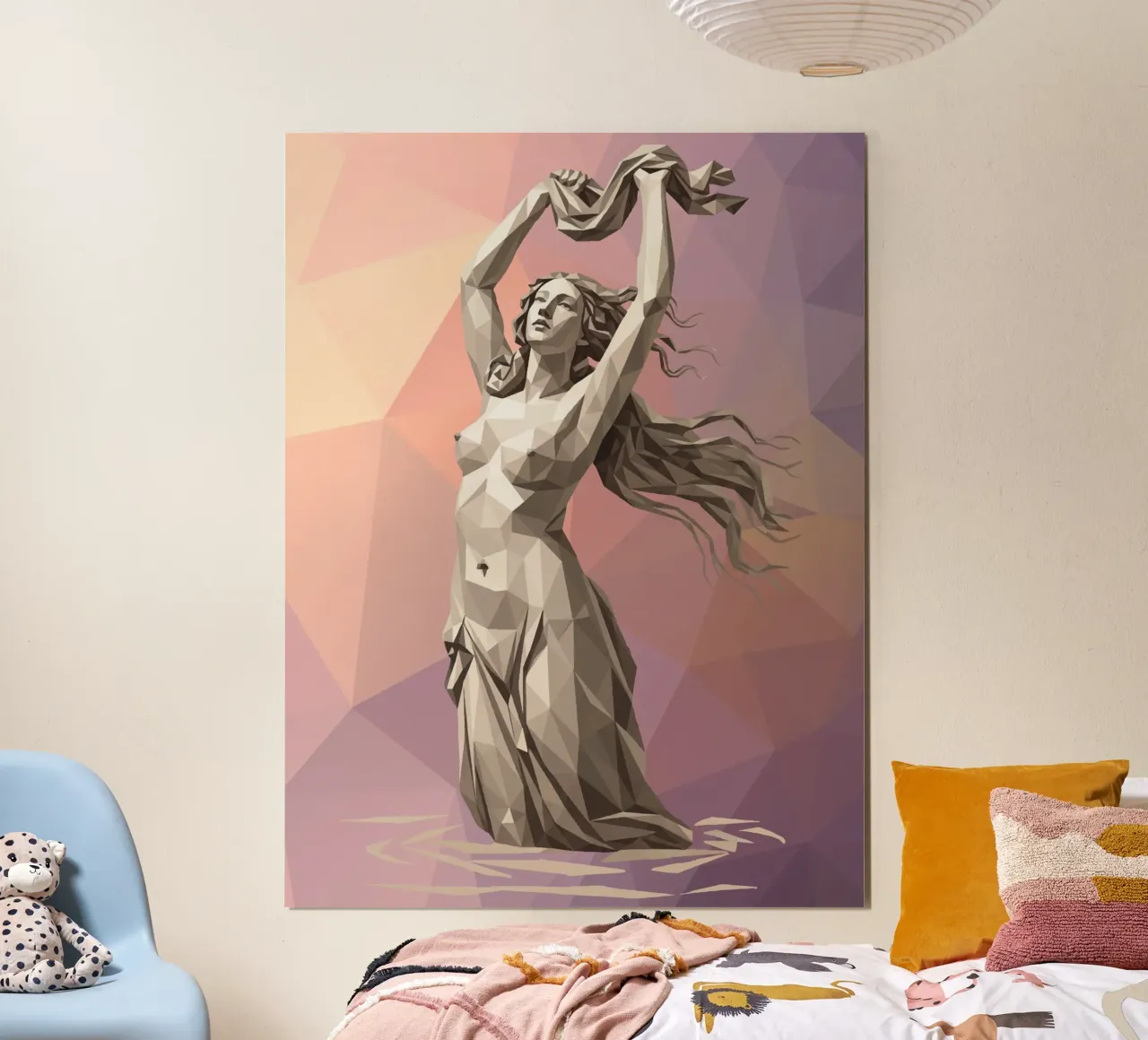 Venus Rising Lowpoly carta hahnemühle da Low Profile