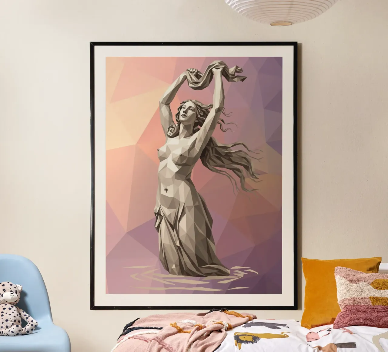 Venus Rising Lowpoly carta hahnemühle da Low Profile