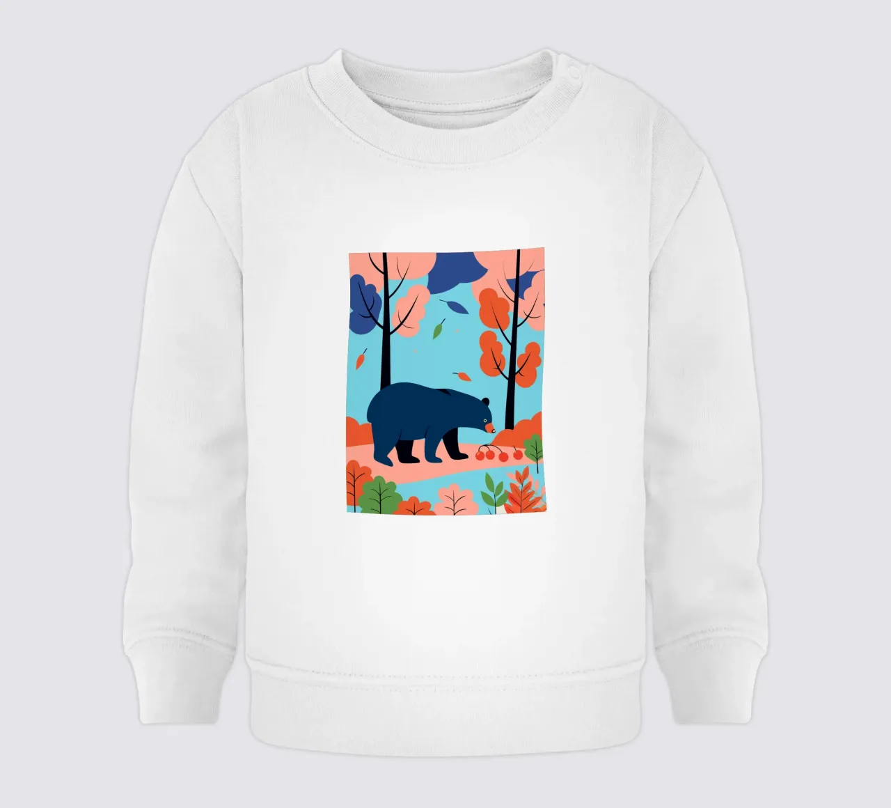 Orso nella foresta d'autunno felpa neonato da PROTECT ANIMALS