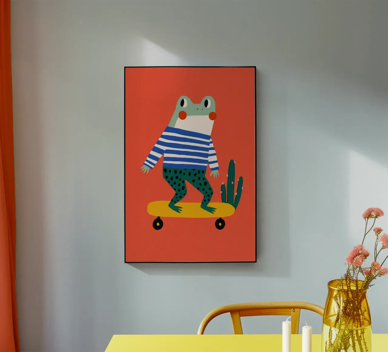 Skating Frog plexiglass da treechild