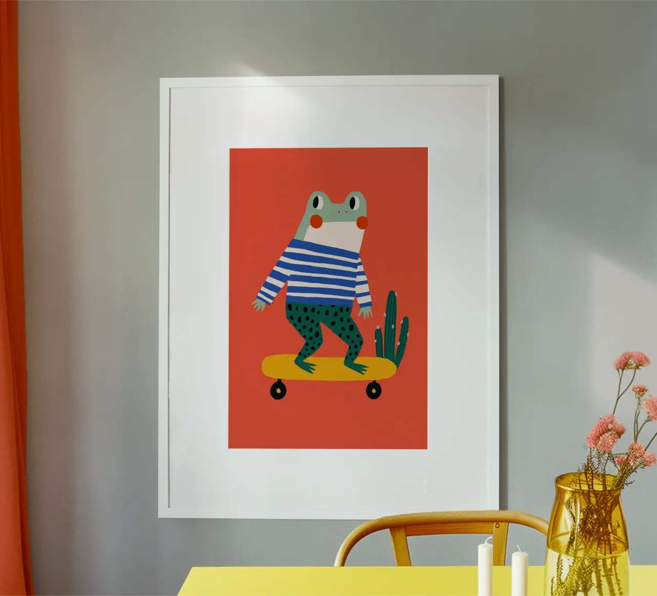 Skating Frog poster da treechild