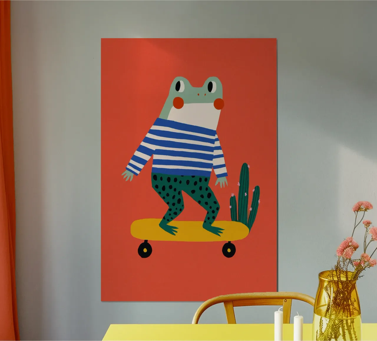 Skating Frog poster da treechild