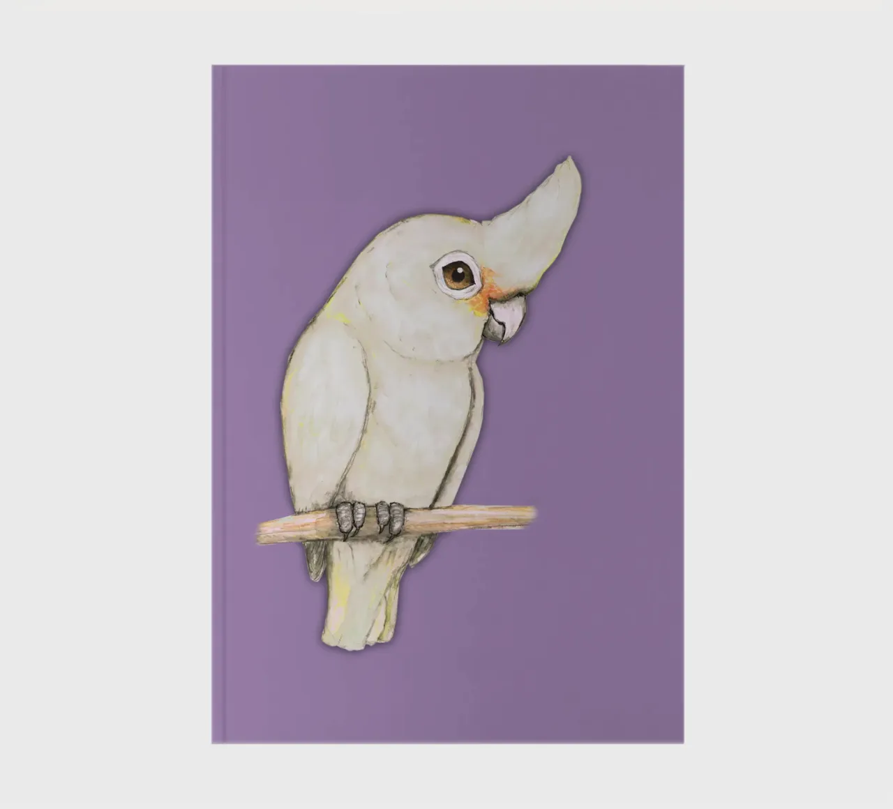 L'acquerello di un simpatico cacatua di Goffin diario da BwiseLizzy