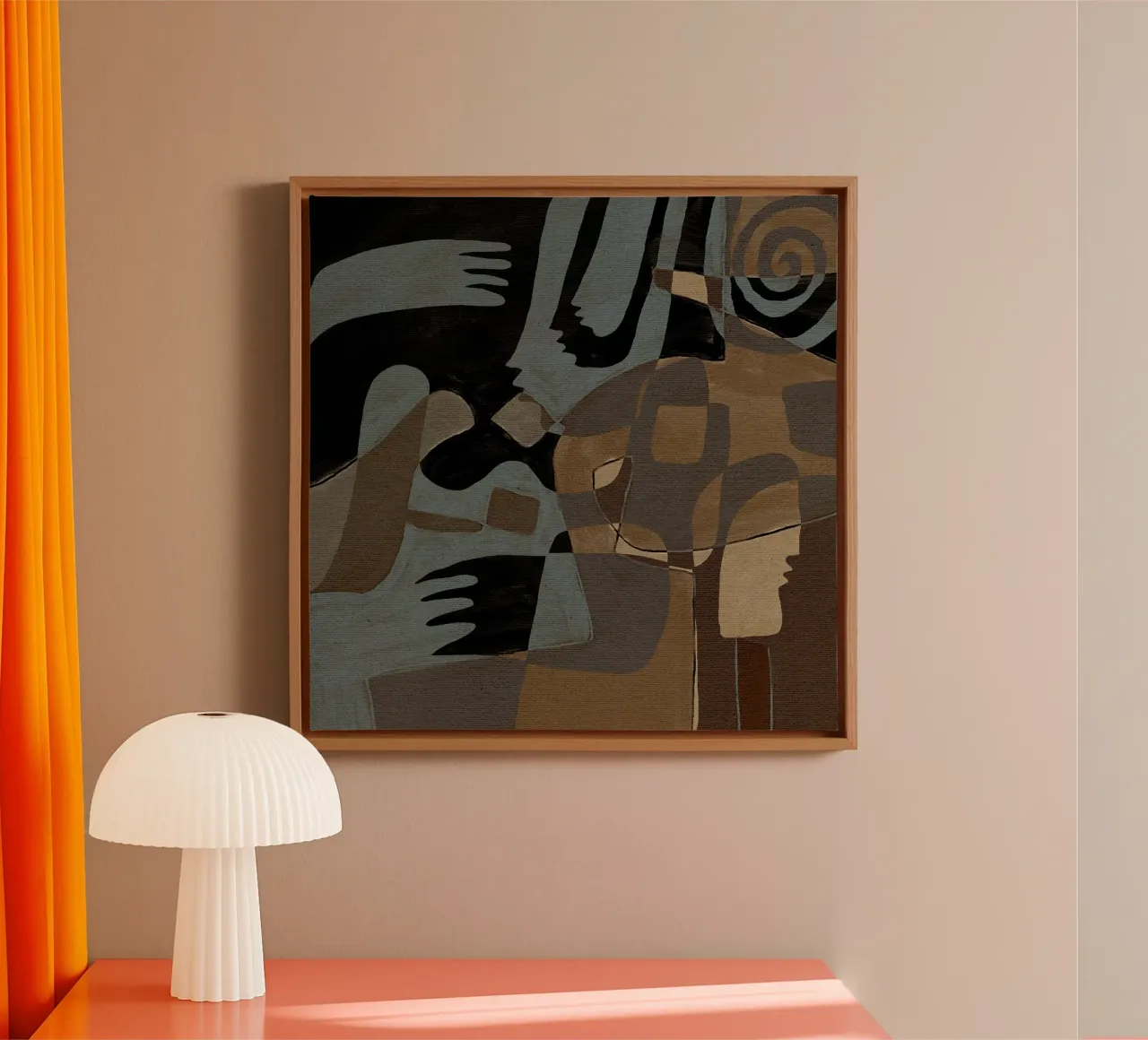 Essence IV by Shatha Dafai canvas by David