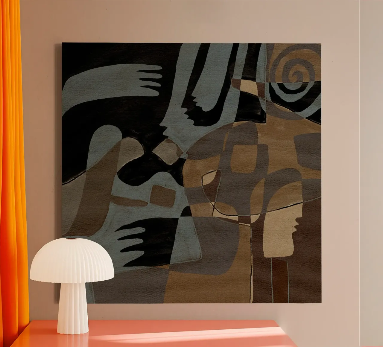 Essence IV by Shatha Dafai canvas by David