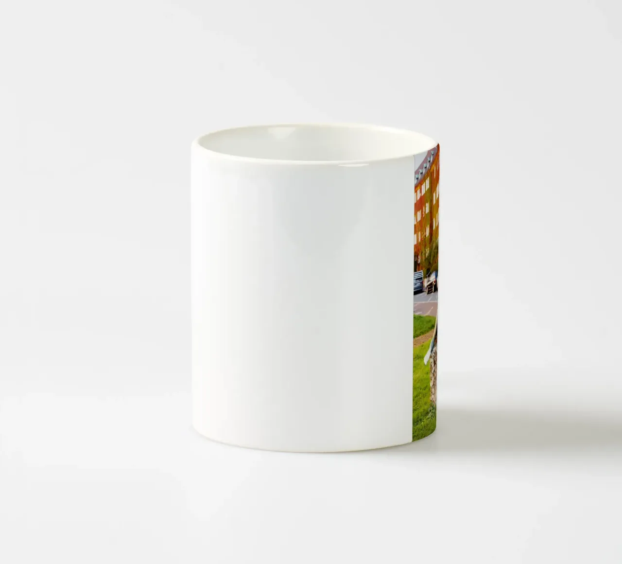 Statua del cinghiale, quartiere Borstei di Monaco di Baviera tazza in ceramica da Borstei München