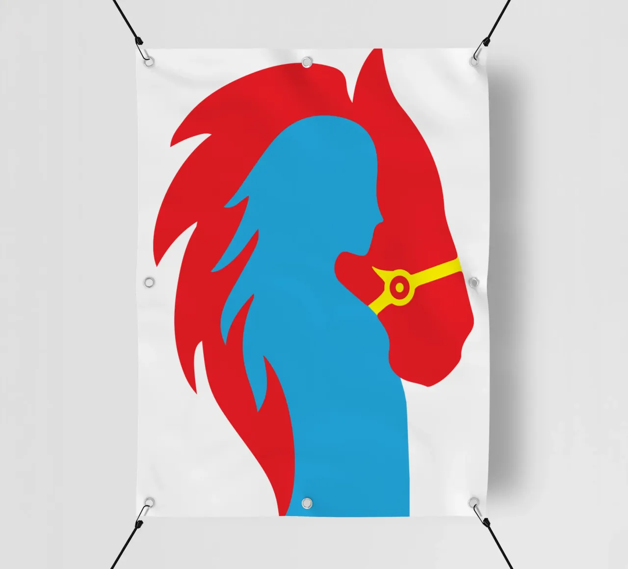 donne e cavallo telo in pvc da xandrax