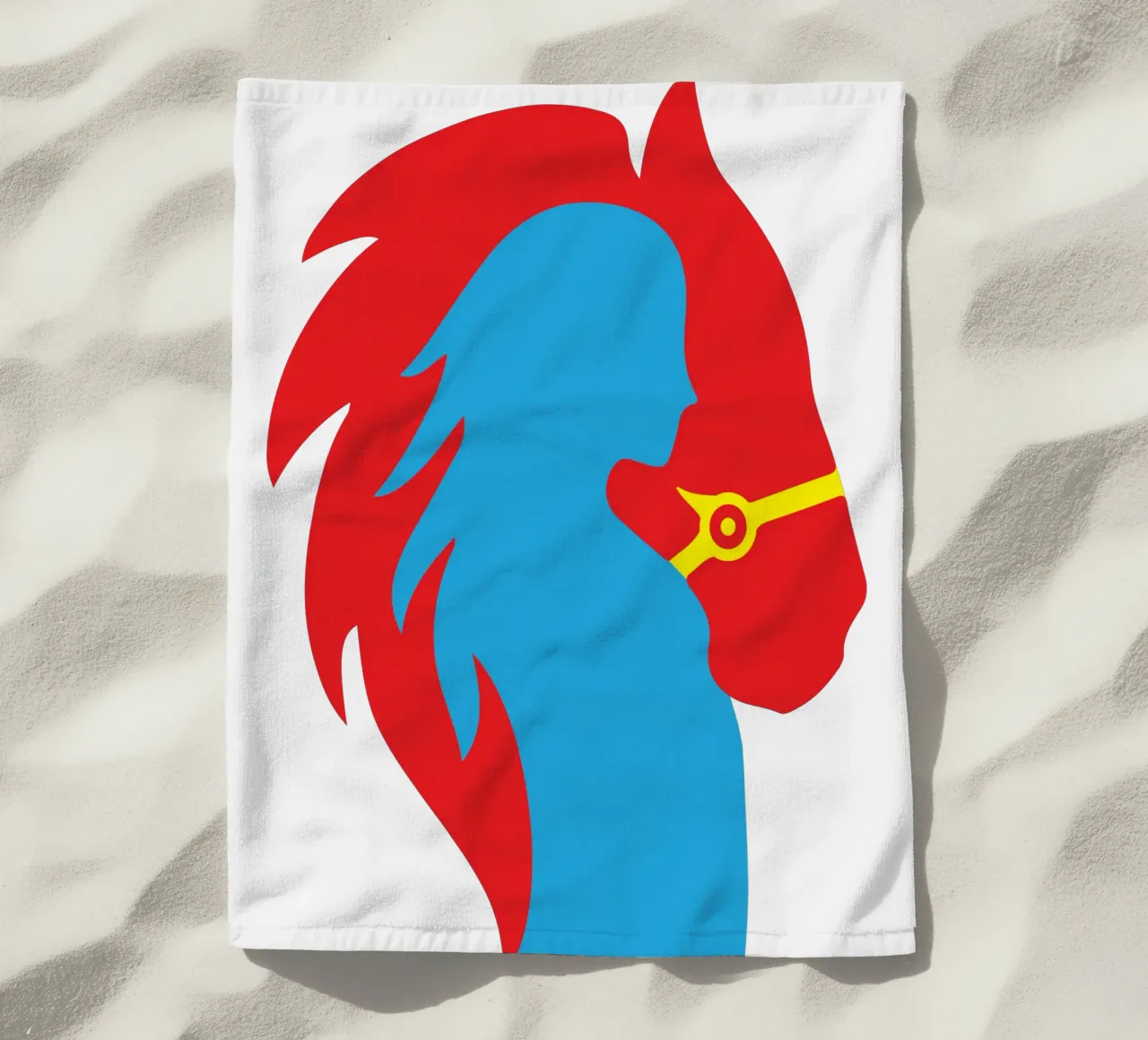 donne e cavallo telo mare da xandrax