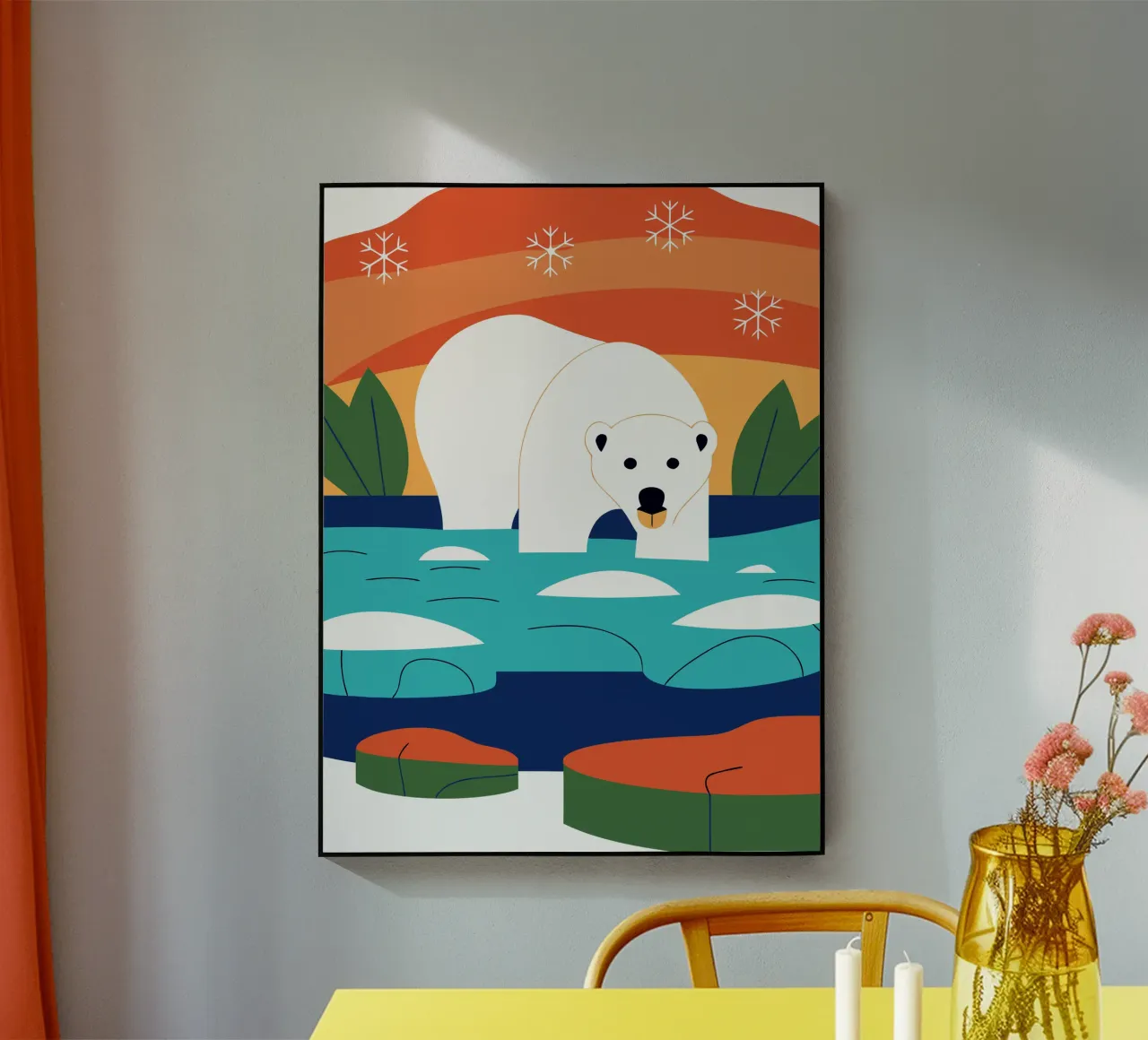 Orsi polari in inverno plexiglass da PROTECT ANIMALS
