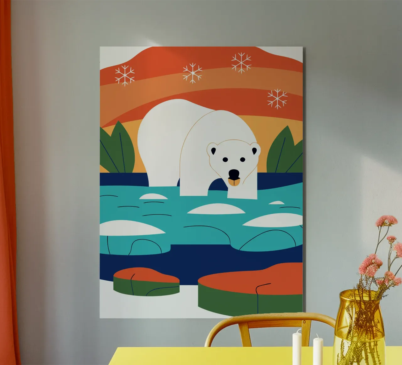 Orsi polari in inverno pannello forex da PROTECT ANIMALS