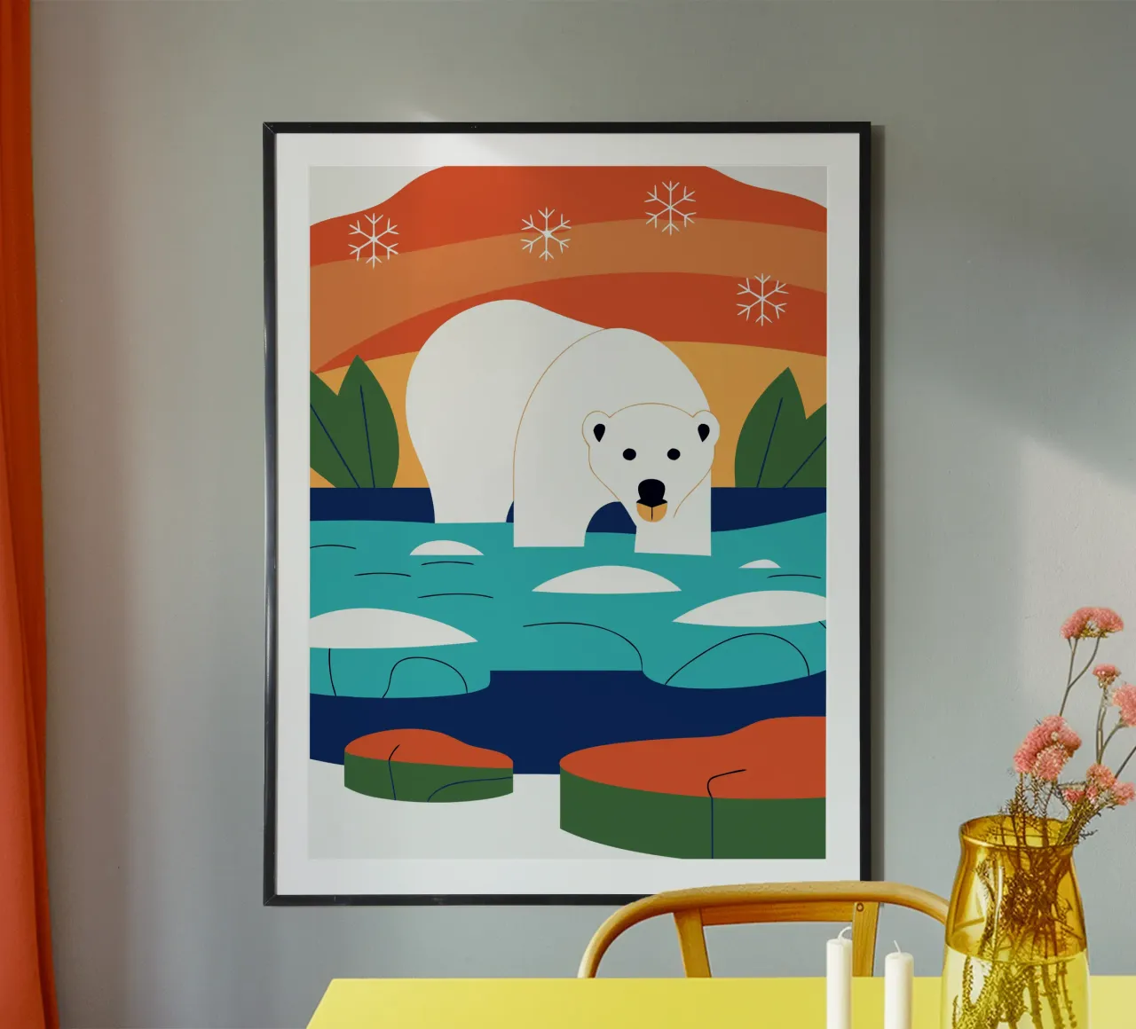 Orsi polari in inverno carta hahnemühle da PROTECT ANIMALS