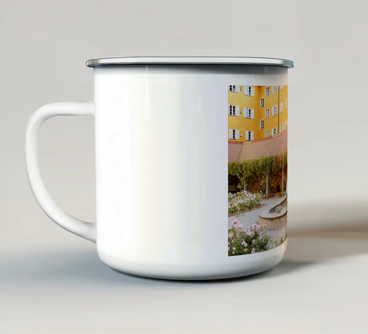 Quartiere Borstei, Monaco tazza in smalto da Borstei München