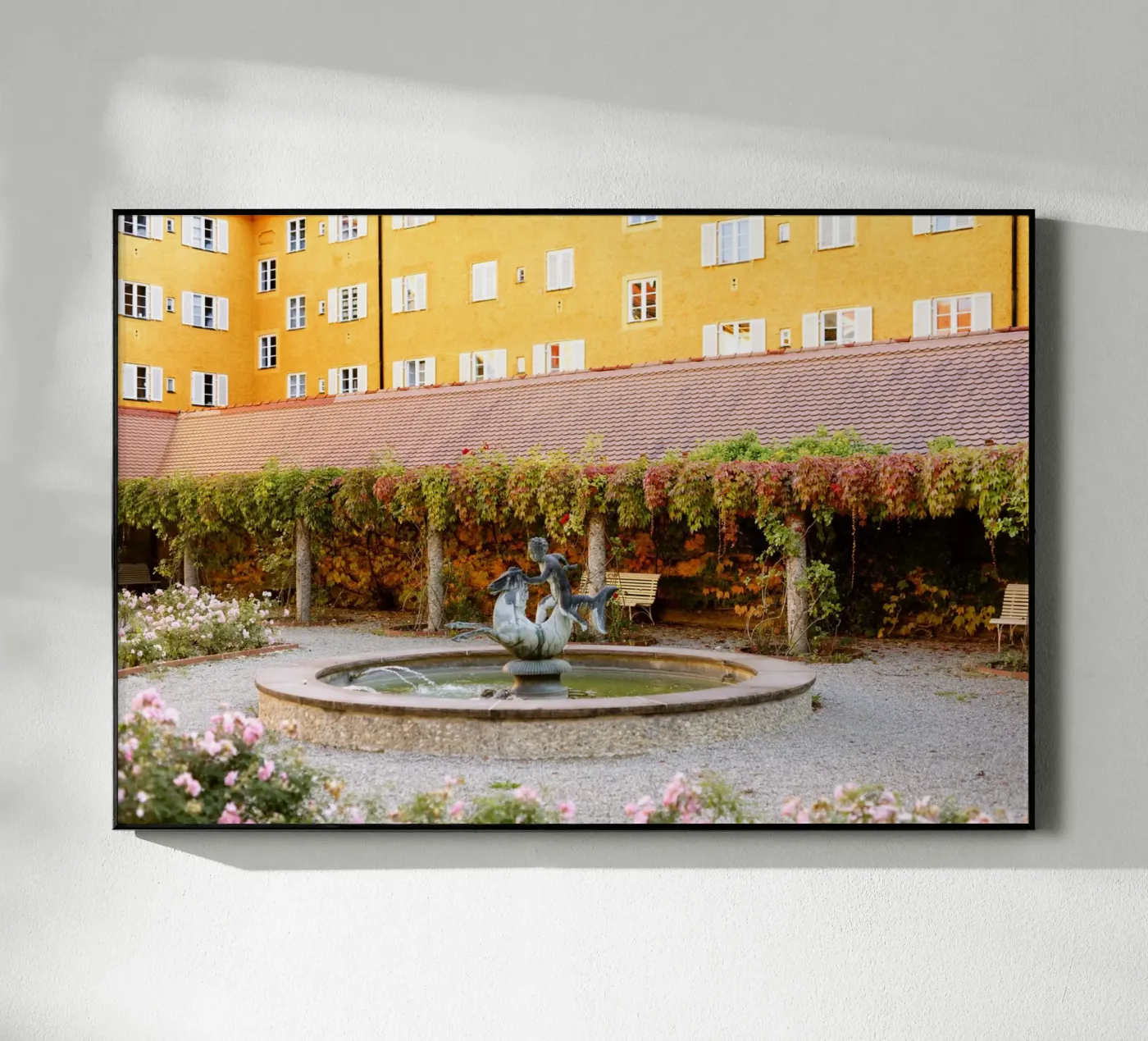 Borstei-wijk, München acryl van Borstei München