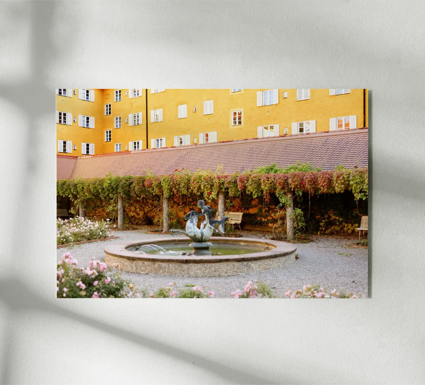 Borstei-wijk, München acryl van Borstei München