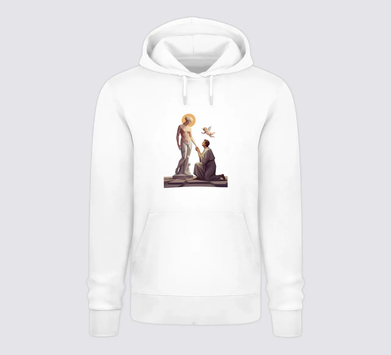 Pigmalione e Galatea Lowpoly felpa con cappuccio da Low Profile