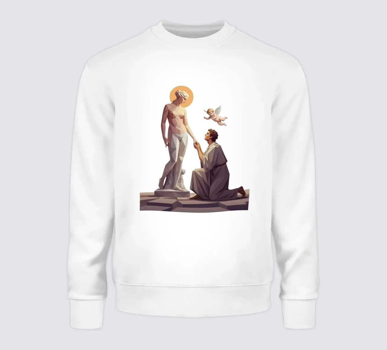 Pigmalione e Galatea Lowpoly felpa da Low Profile