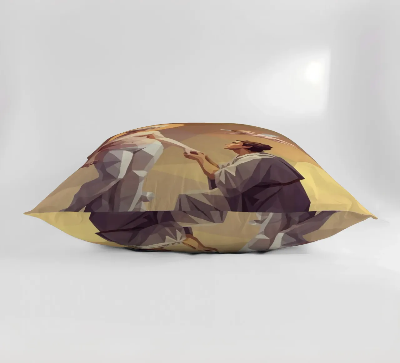 Pigmalione e Galatea Lowpoly cuscino da Low Profile