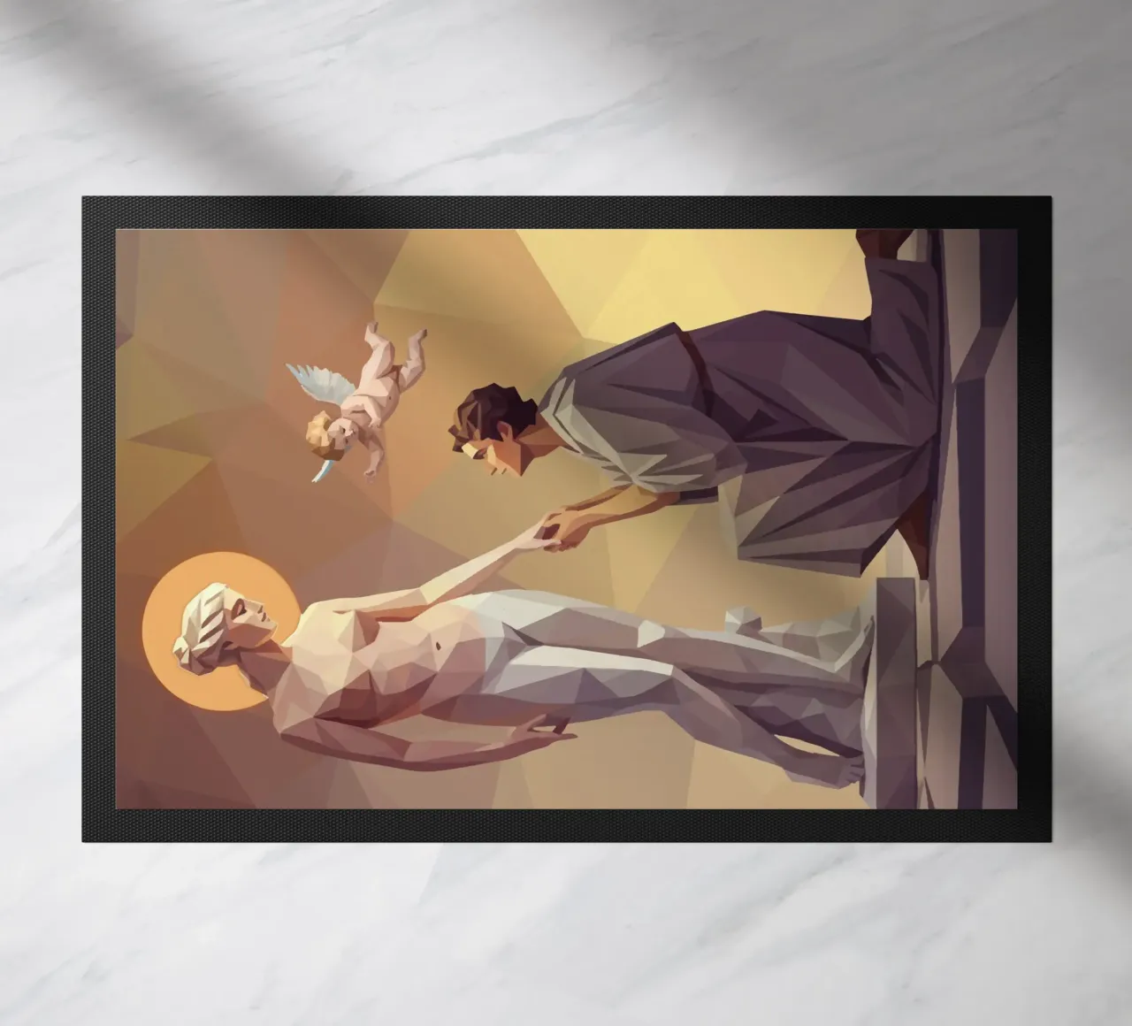 Pigmalione e Galatea Lowpoly zerbino da Low Profile