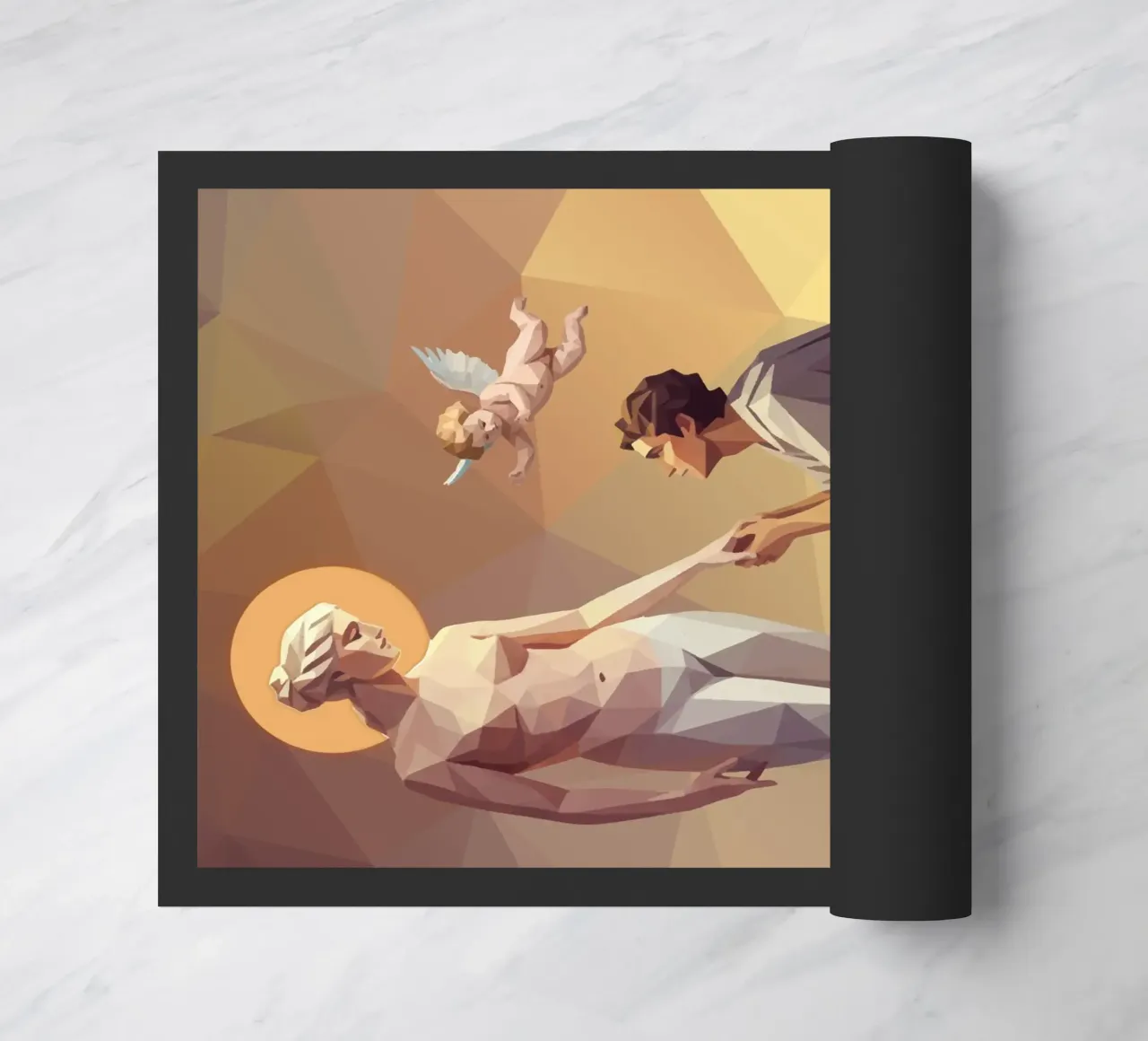 Pigmalione e Galatea Lowpoly zerbino da Low Profile