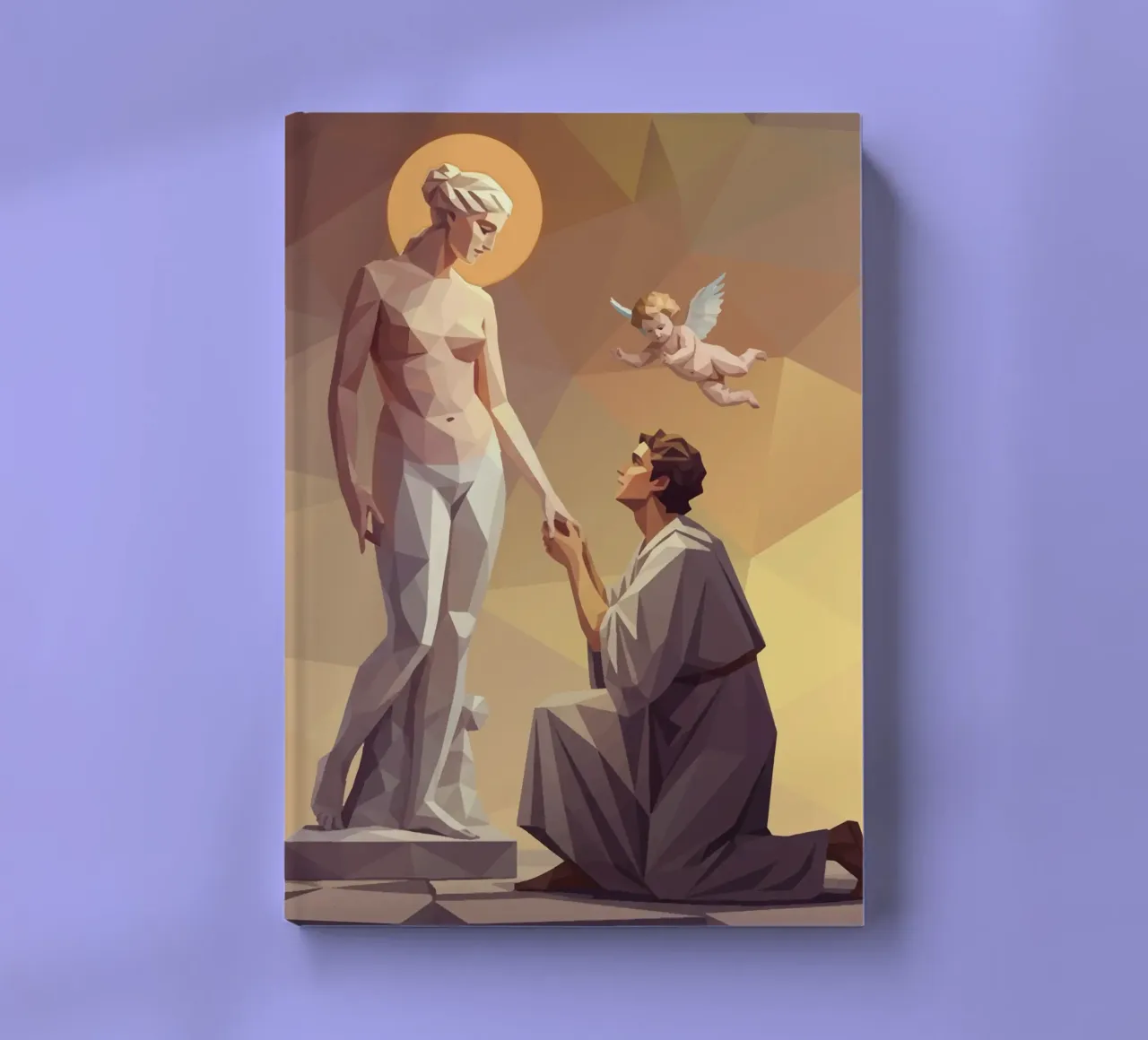 Pygmalion and Galatea Lowpoly notebook by Low Profile