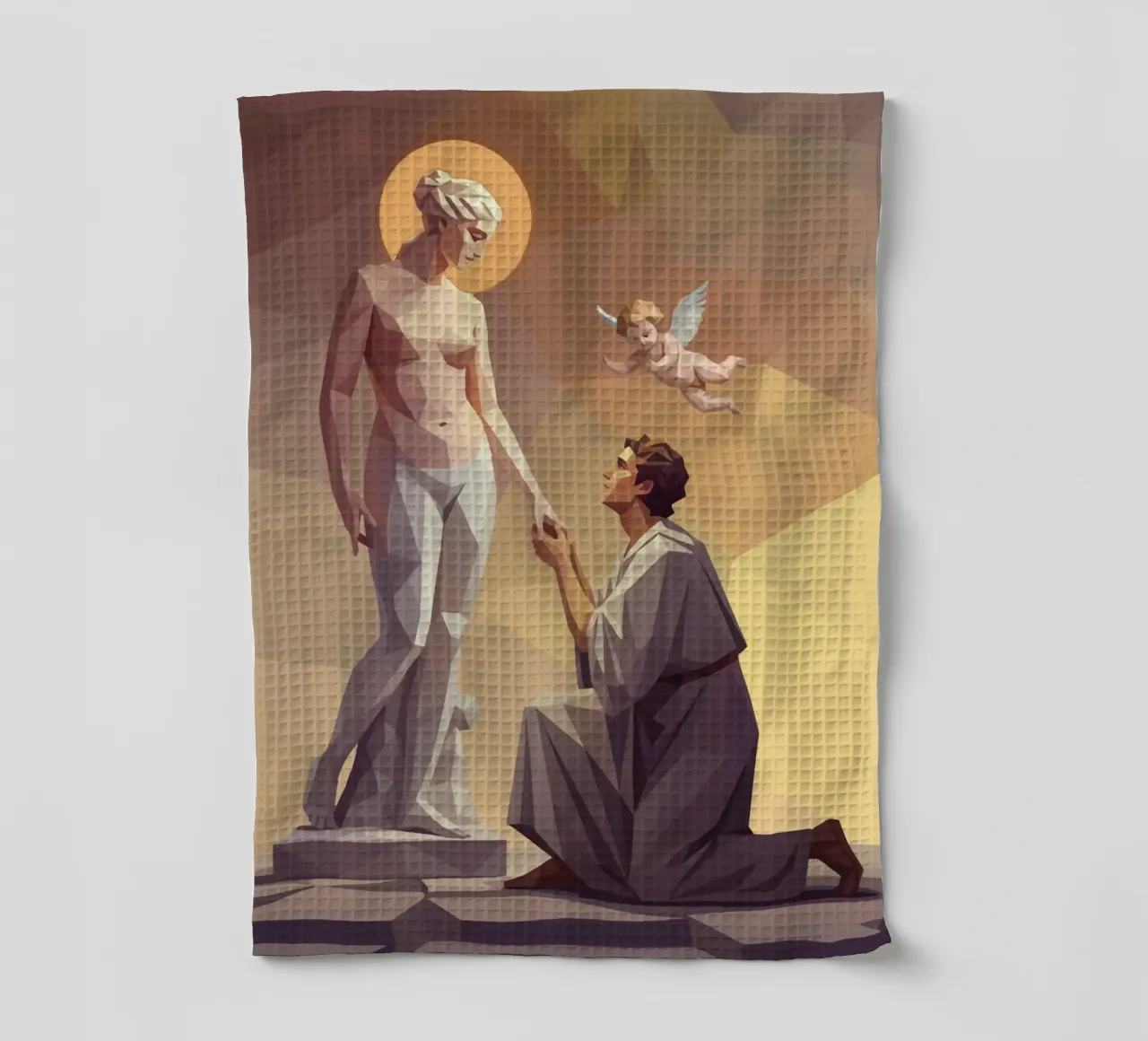 Pygmalion et Galatée Lowpoly torchon de Low Profile