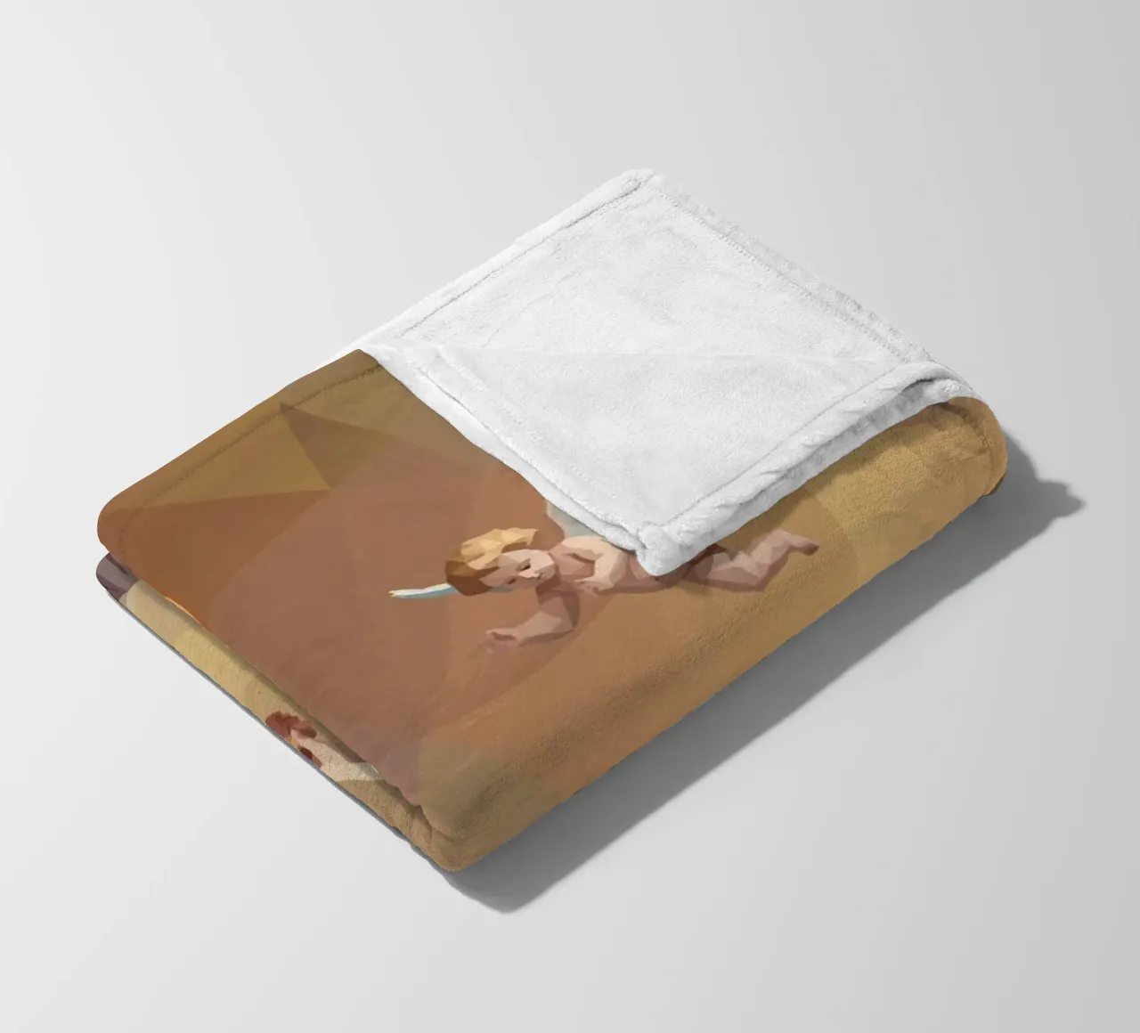 Pigmalione e Galatea Lowpoly coperta in pile da Low Profile